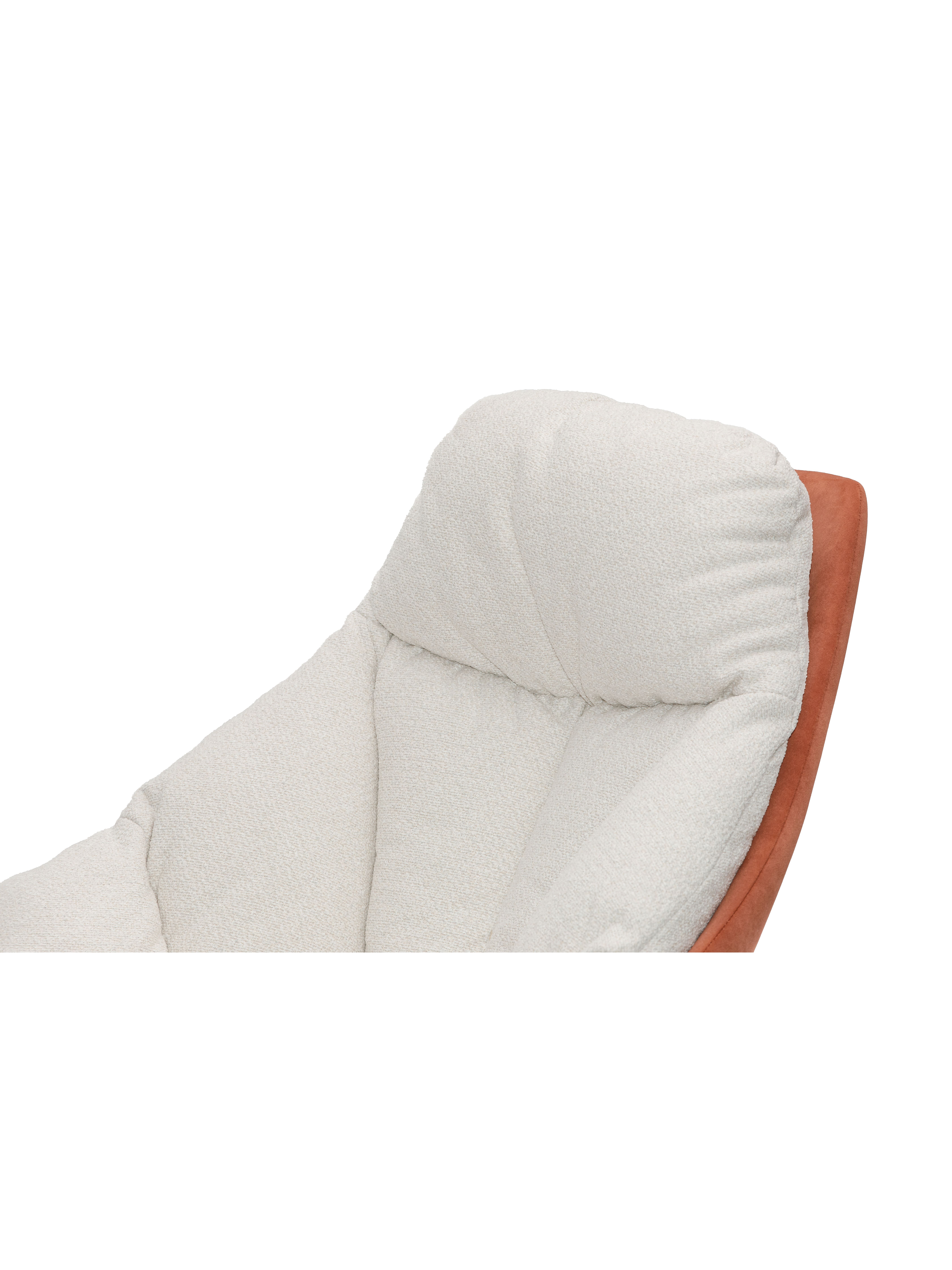 Кресло-глайдер с пуфом