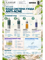 LAMAR PROFESSIONAL PERFECT MATTE &mdash; балансирующий тоник для проблемной кожи с цинком и молочной кислотой, 200 мл