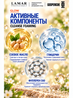 LAMAR PROFESSIONAL CLEANSE FOAMING &mdash; крем-пенка очищающая с алоэ вера и аллантоином, 200 мл